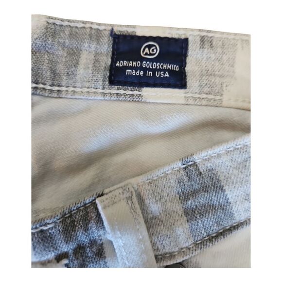 AG Adriano Goldschmied The Stilt Cigarette Leg Ikat Printed Jeans Size 25 - Picture 5 of 6